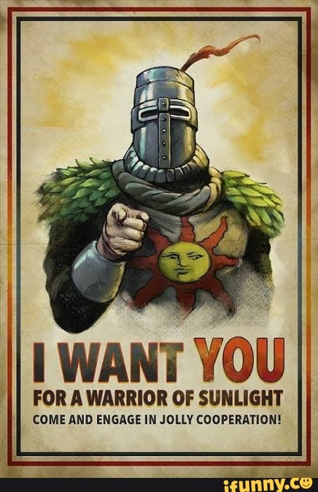 I
WANT YOU
FOR A WARRIOR OF SUNLIGHT
COME AND ENGAGE IN JOLLY COOPERATION!