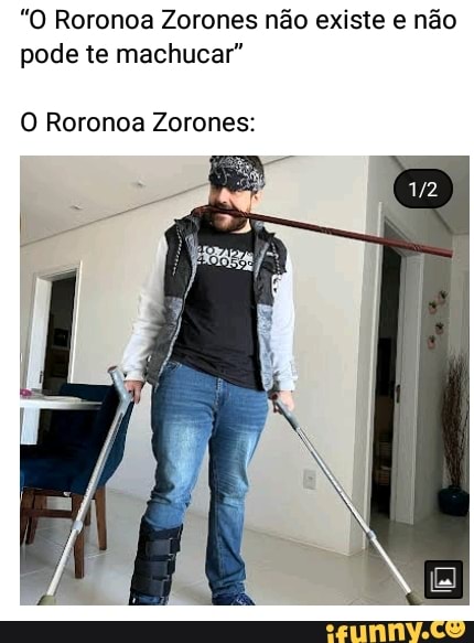 Médico me liberou das muletas e da bota, mas antes queria deixar registrado  meu cosplay de Roronoa Zorones Renan Souzones Q ORenanSouz : 43 541 Em  resposta a WRenanSouzones 26 Nofaxu Onofaxu krai!! Cosplay top!!  WRenanSouzones