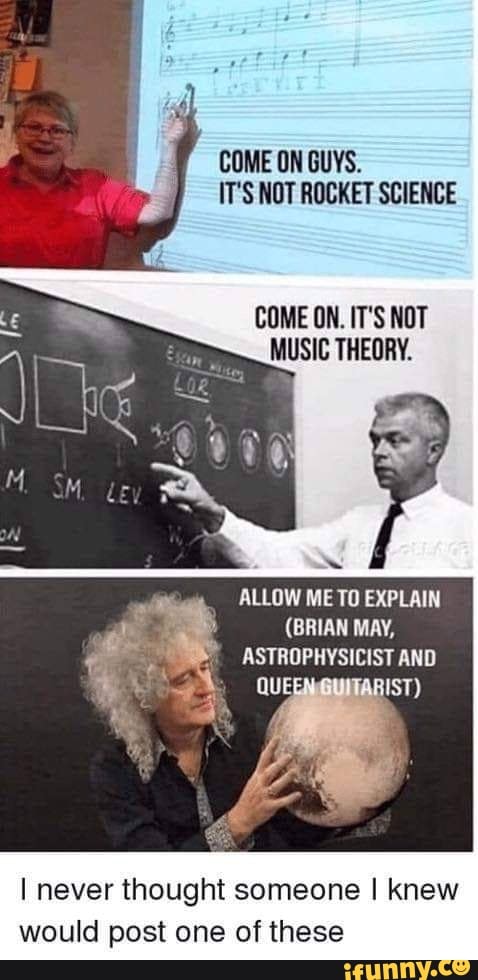 COME ON GUYS. IT'S NOT ROCKET SCIENCE COME ON. IT'S NOT MUSIC THEORY ...