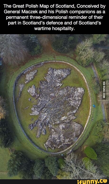 The Great Polish Map of Scotland, Conceived by General Maczek and his ...