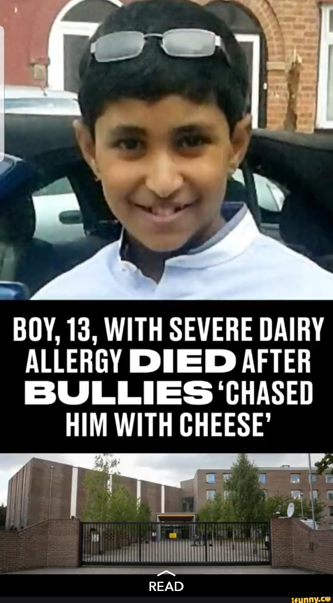 BOY, 13, WITH SEVERE DAIRY ALLERGY DIED AFTER BULLIES 'CHASED HIM WITH