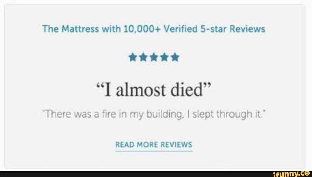 the mattress with 10000 5 star verified reviews