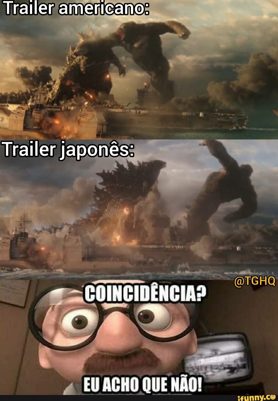 Trailer americano:
Trailer japones:
COINCIDÊNCIA?
EU ACHO QUE NÃO!