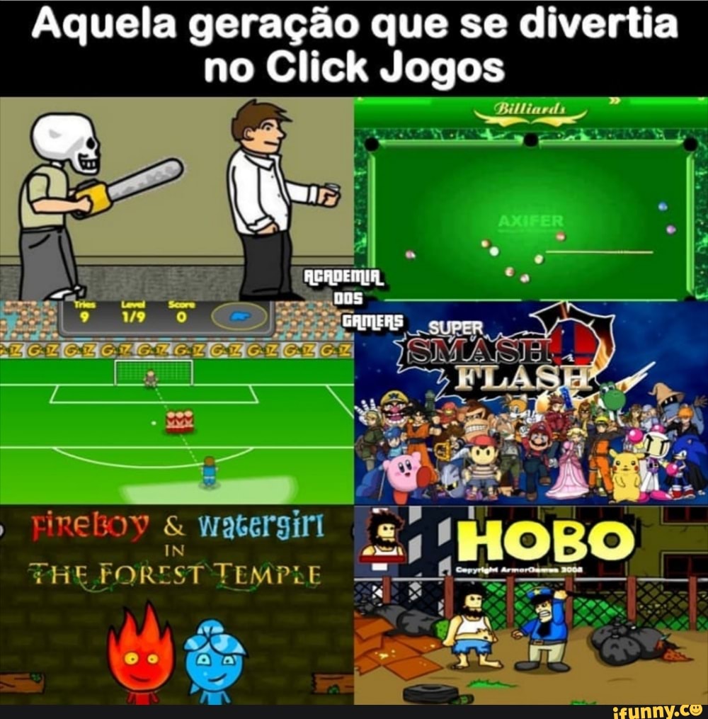 Aquela geração que se divertia no Click Jogos - )