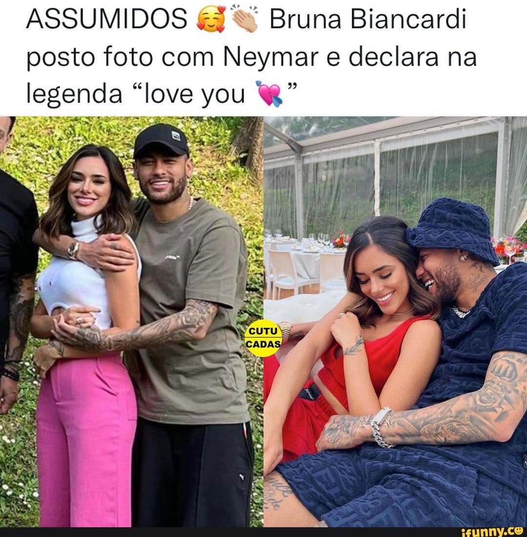 ASSUMIDOS Bruna Biancardi Posto Foto Com Neymar E Declara Na Legenda ...