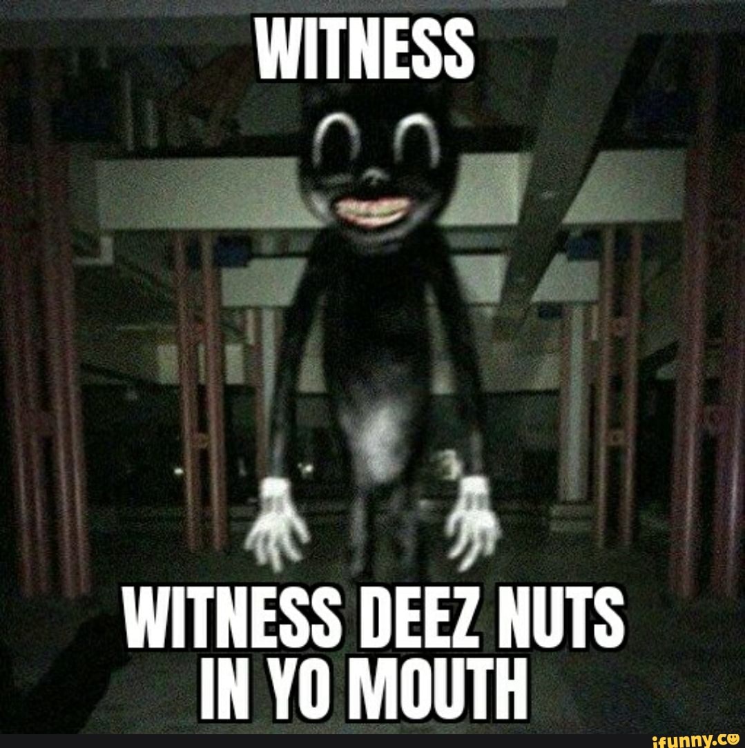 WITNESS WITNESS DEEZ NUTS IN YO MOUTH - iFunny