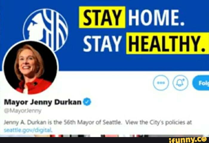 STAY
@HEALTHY.
Mayor Jenny Durkan