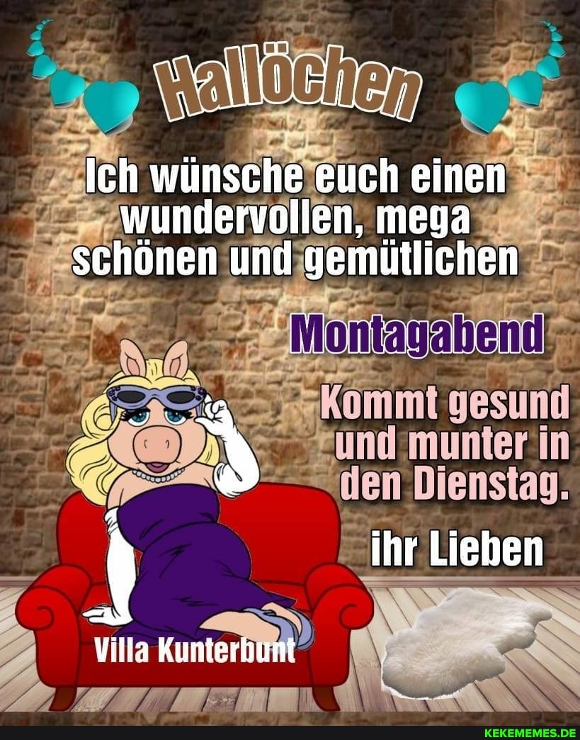 Ich wünsche euch einen wundervollen, meya schönen und gemütlichen
ihr Lieben
Yilla Kunterhunt