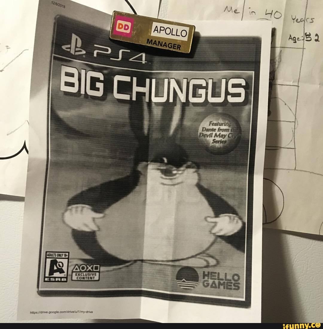Big Chungus meme drop - iFunny