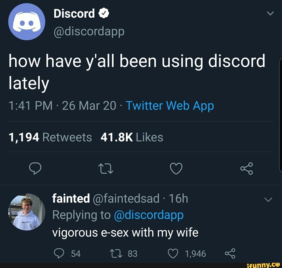 @discordapp how have y'all been using discord lately Twitter Web App ...