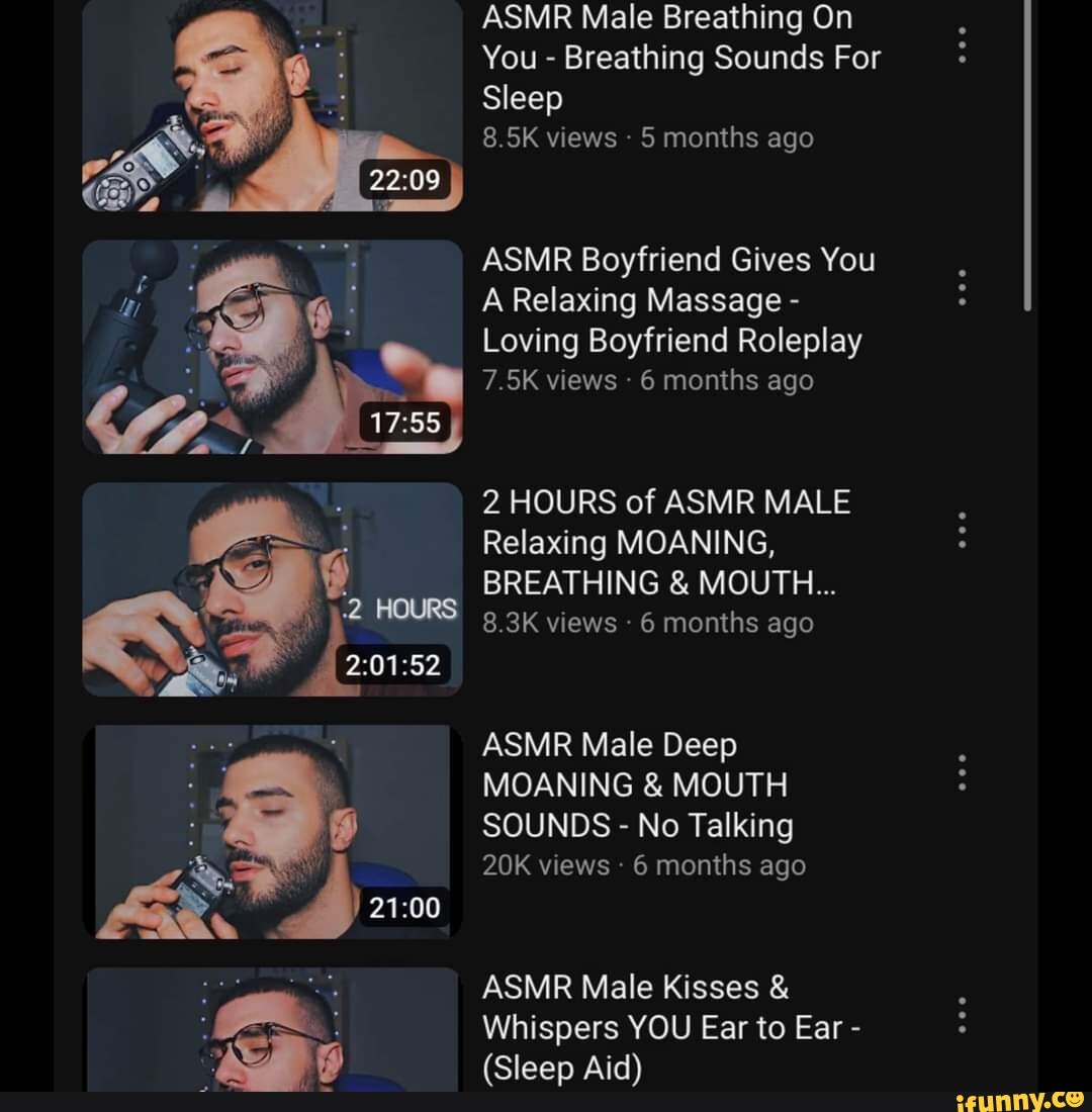 ASMR Male Breathing On You - Breathing Sounds For Sleep 8.5K views 5 months  ago ASMR