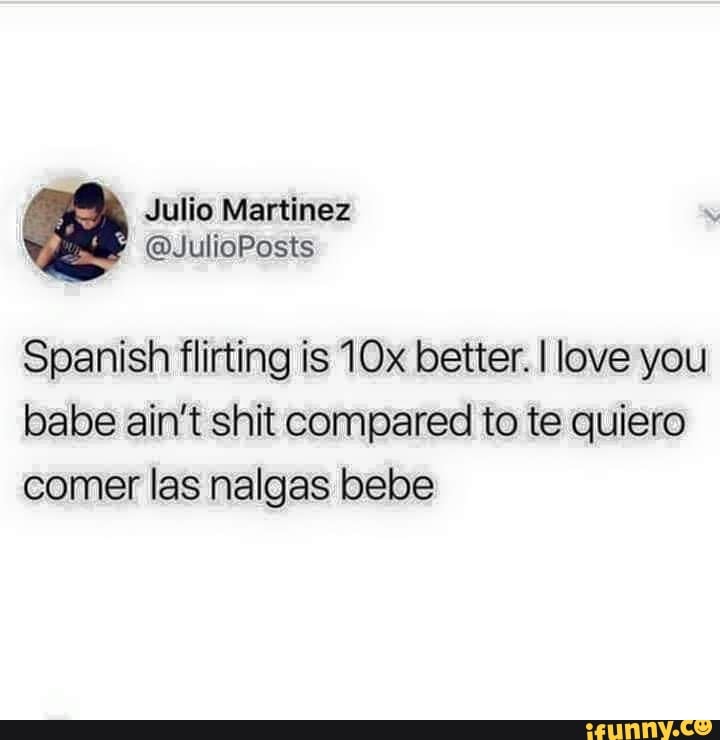 I love you babe in spanish