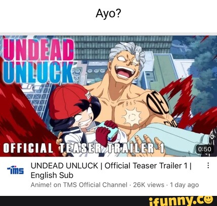 Undead Unluck - Official Teaser Trailer (English Sub) 