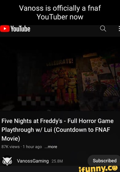 Five Nights at Freddy's 2 - Full Horror Game Playthrough w/ Lui (Countdown  to FNAF Movie) 