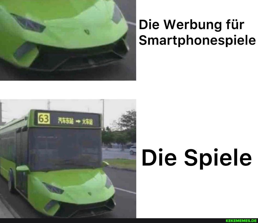 Die Werbung für
Smartphonespiele
Die Spiele