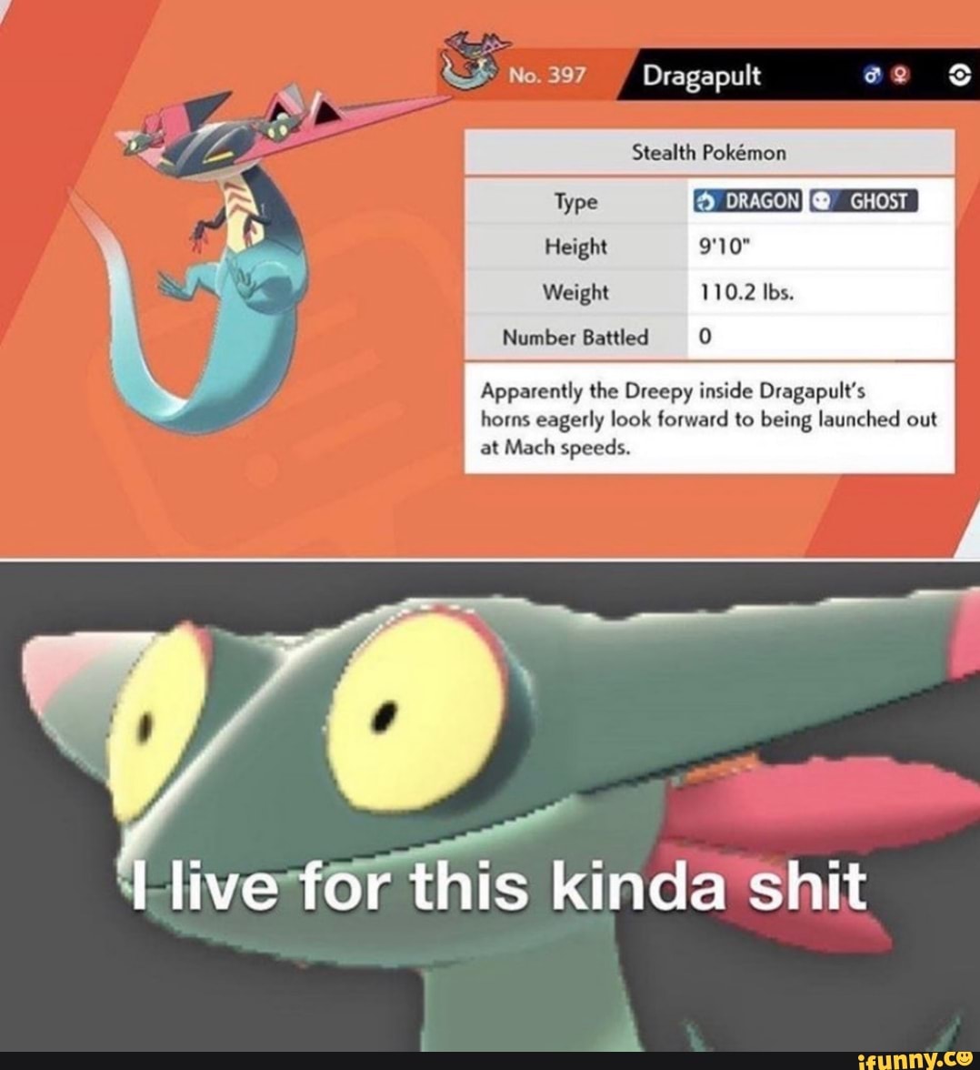 Dragapults memes. Best Collection of funny Dragapults pictures on