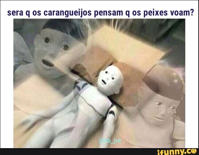 sera q os carangueijos pensam q os peixes voam?