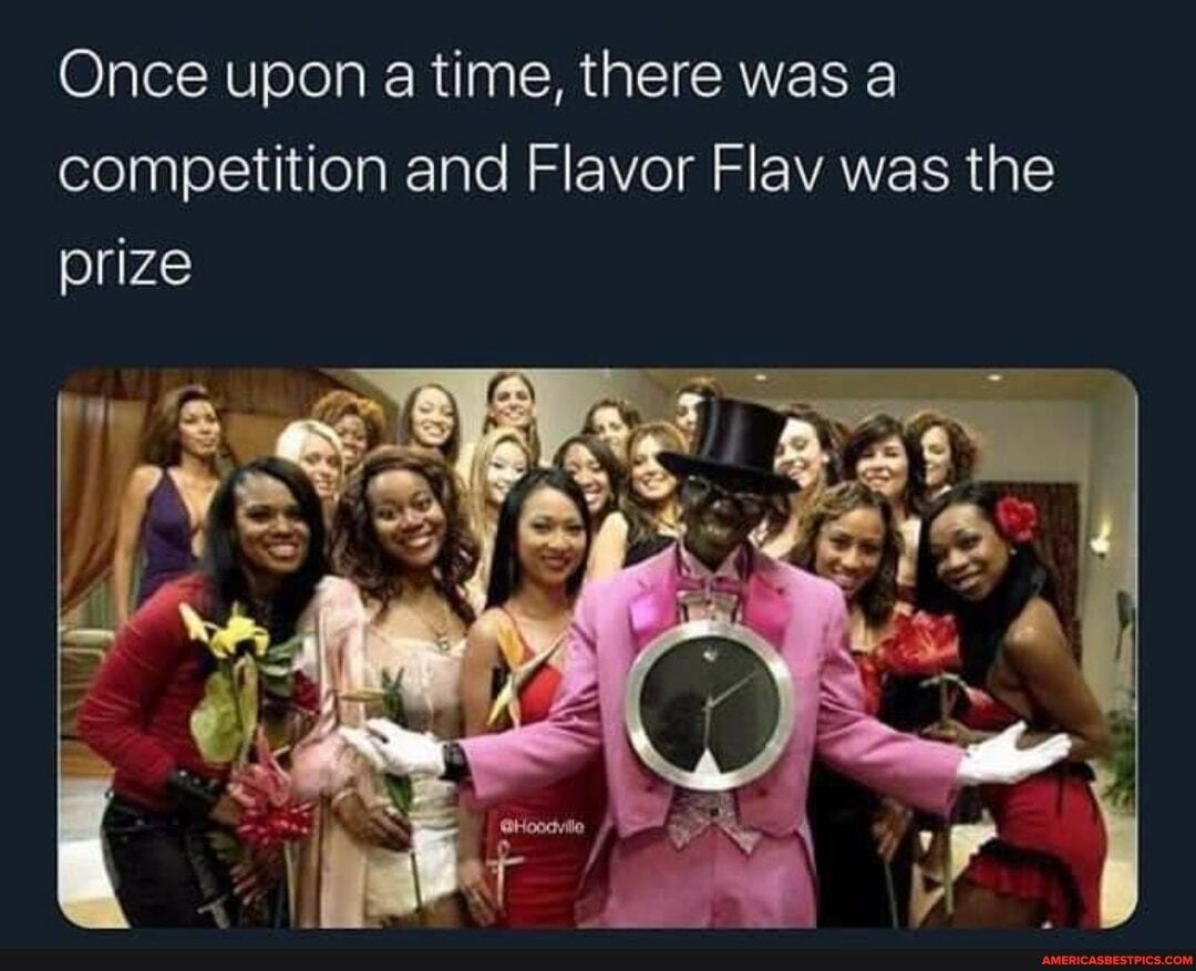 Once upon a time, there was a competition and Flavor Flav was the prize