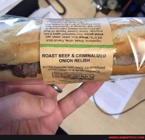 ROAST BEEF & CRIMINALIZED ONION RELISH
caramelized