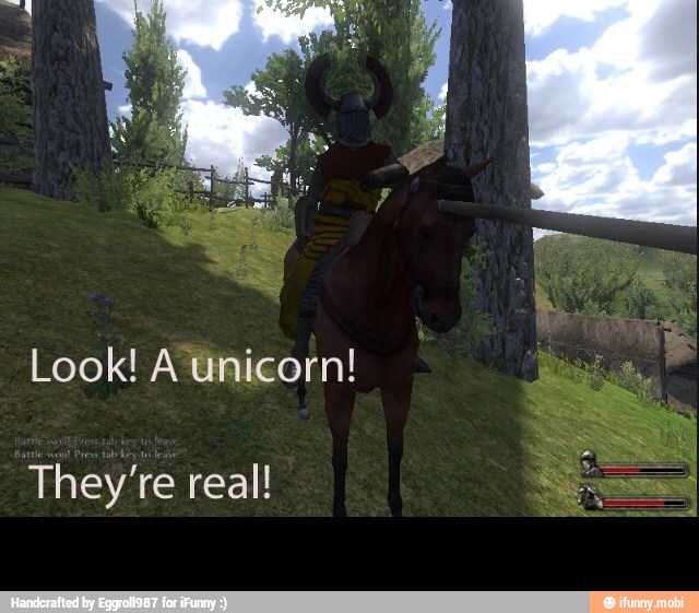 Look! A Unicorn!
They're real! -