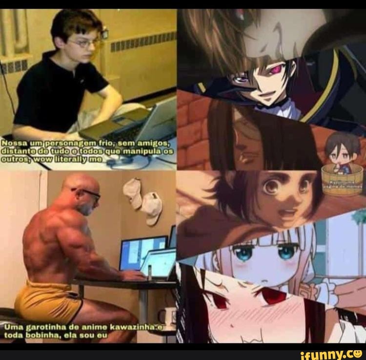 "Uma garotinha de anime kawazinha" toda bobinha, ela sou ou,