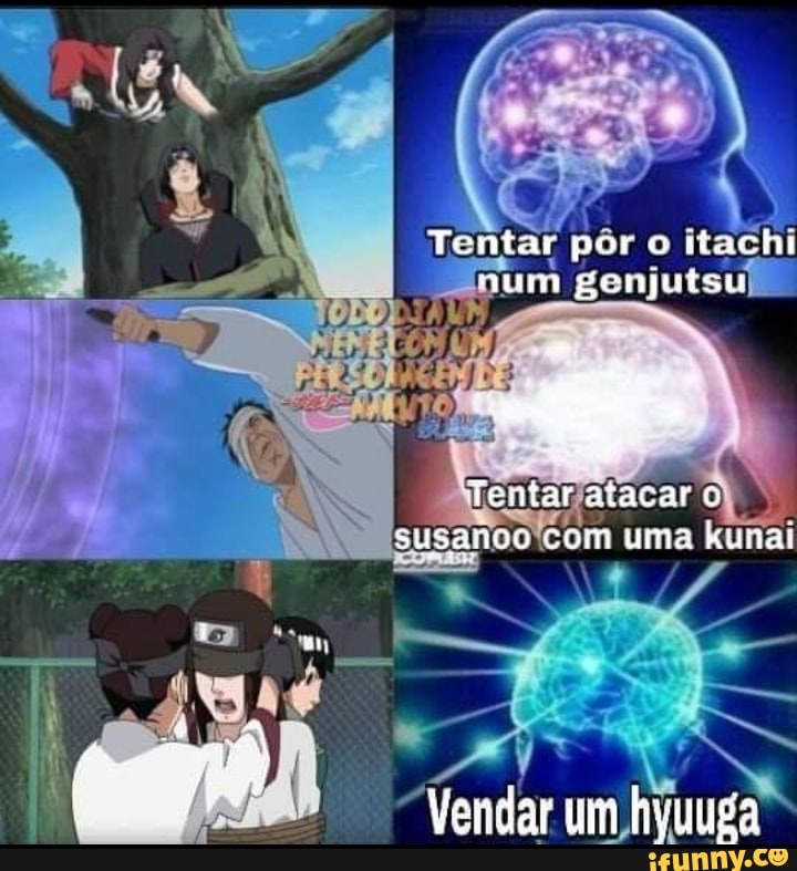 Tentar pôr o
itachi
num
genjutsu
a
susanoo'com uma kunai