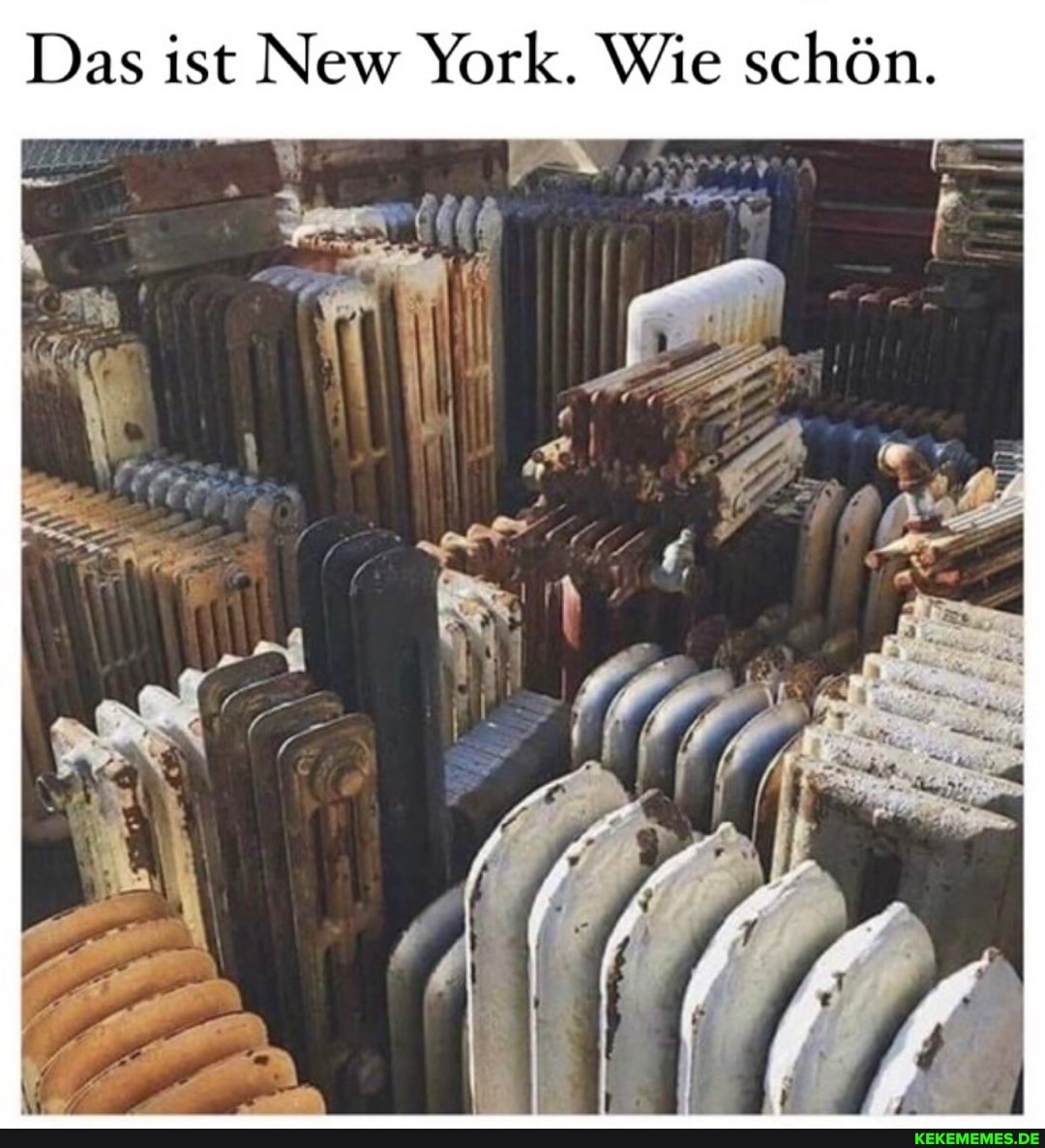 Das ist New York. Wie schön.