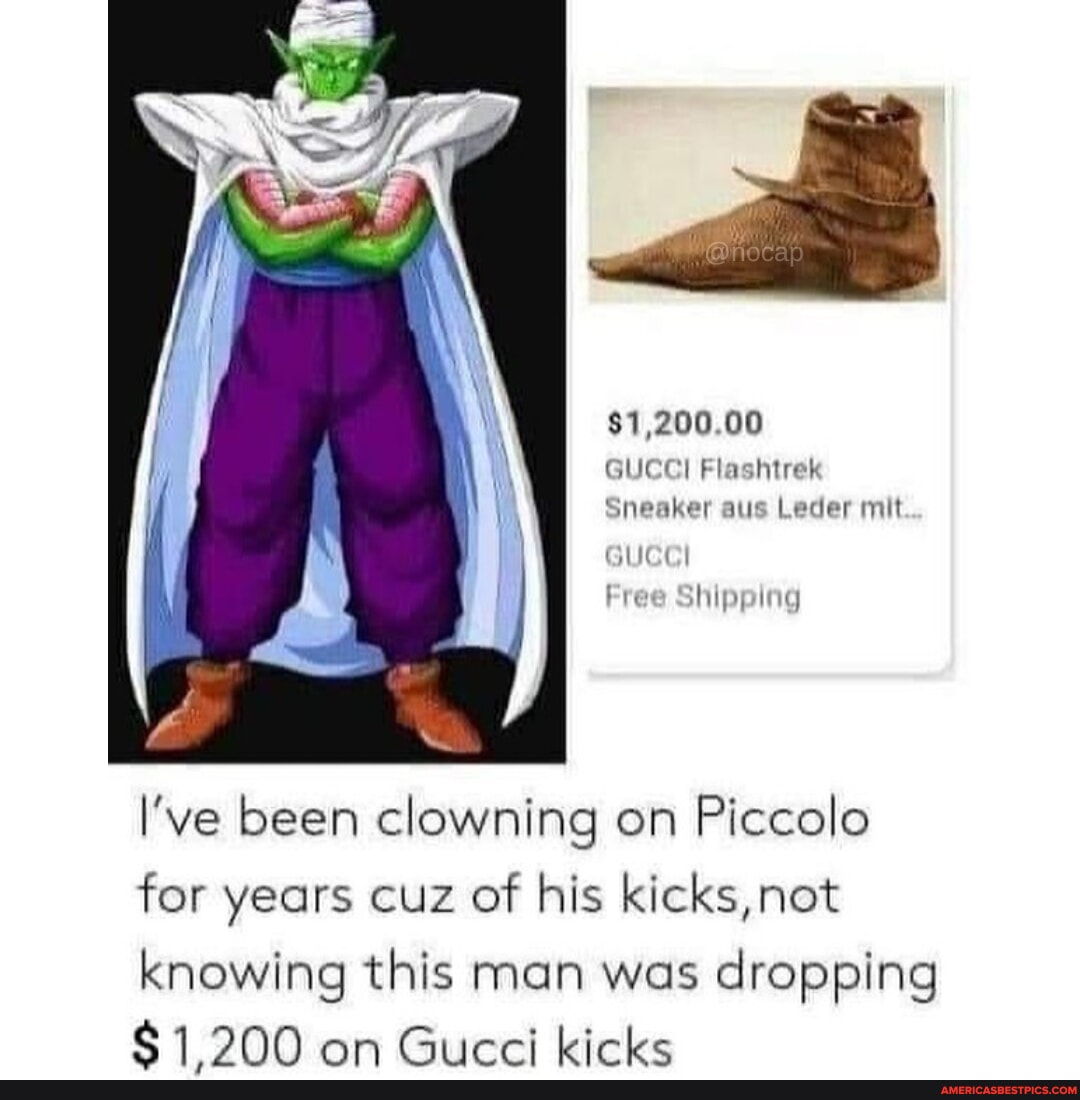 Mans got the piccolo 12s 1,200.00 GUCCI Flashtrek Sneaker aus Leder