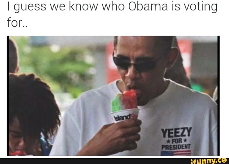 obama yeezy for president shirt