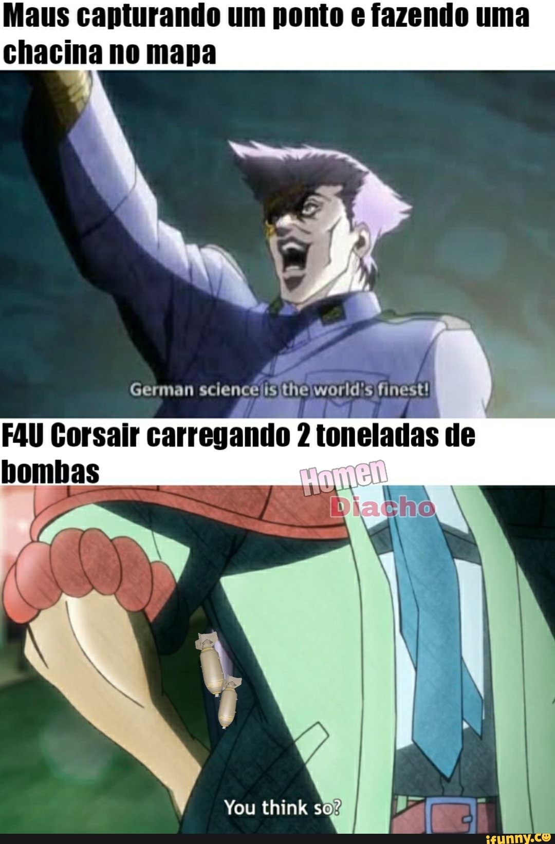 Maus capturando um ponto e fazendo uma
chacina no mapa
carenuade 2 toneladas de
bombas