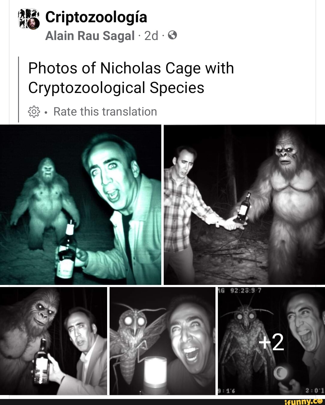 Criptozoologia Alain Rau Sagal Photos Of Nicholas Cage With ...