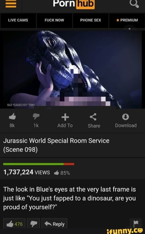 Jurassic World Special Room Service Scene 9