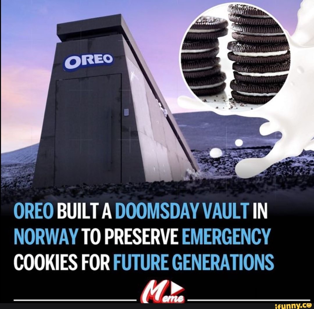 OREO BUILT A DOOMSDAY VAULT IN NORWAY TO PRESERVE EMERGENCY COOKIES FOR