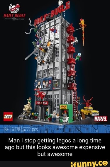 DAULY BUGLE
Man I stop getting legos a long time ago but this looks awesome expensive but awesome