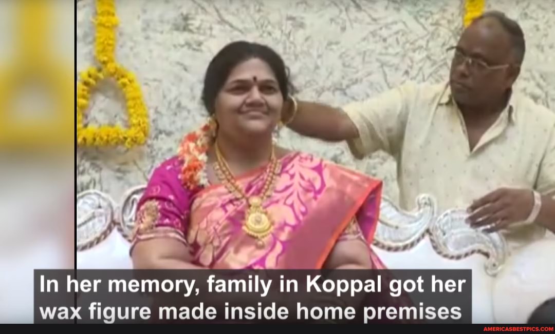 man, india, brings, late, wife, alive, placing, unbelievable, wax, figure