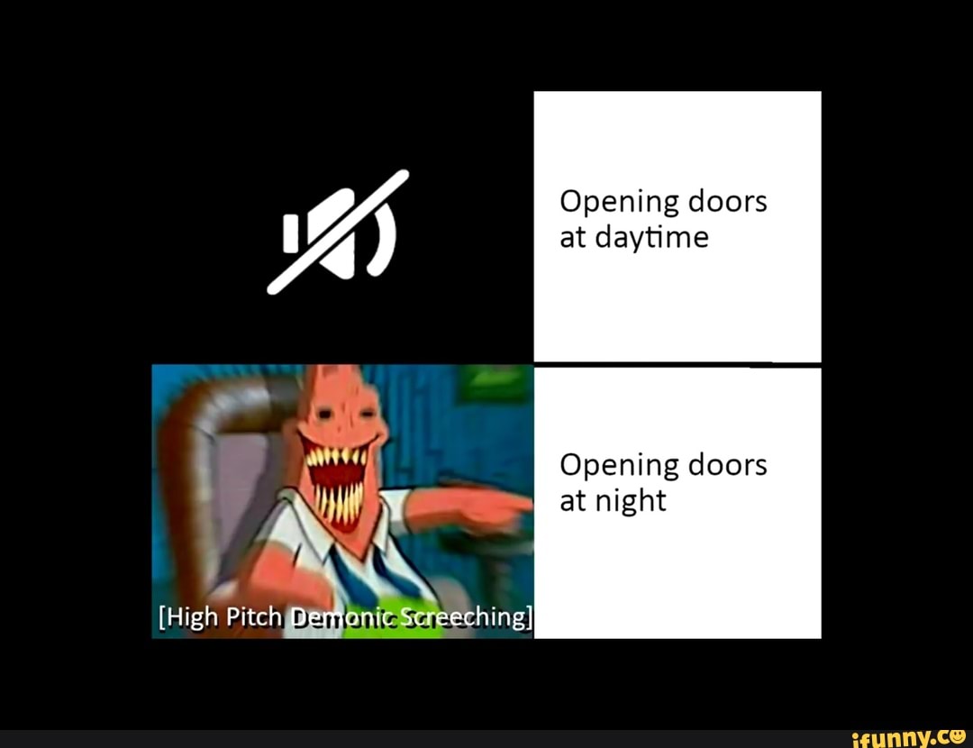 Open the door мем кнопка