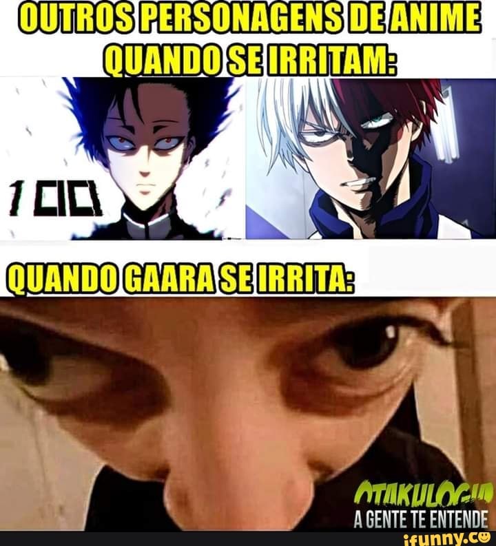 PERSONAÇENS DEANIME
AGENTE TE ENTENDE