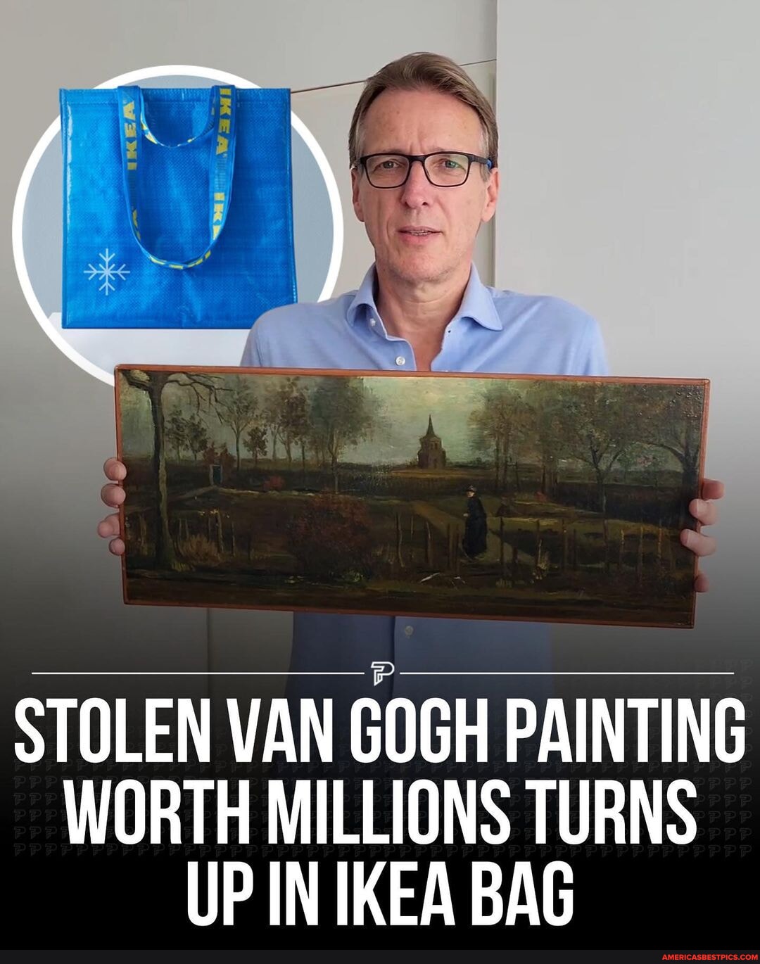 Stolen Van Gogh worth €6m recovered in Ikea bag by 'Indiana Jones of the  art world' - LBC