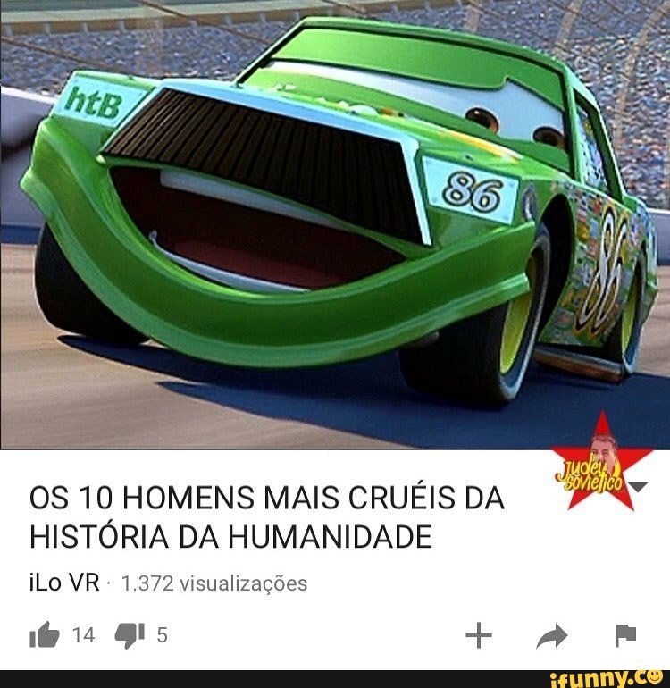 OS 10 HOMENS MAIS CRUÉIS DA
HISTÓRIA DA HUMANIDADE
1.372 visualizações