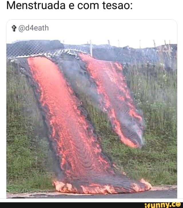 Menstruada e com tesao: