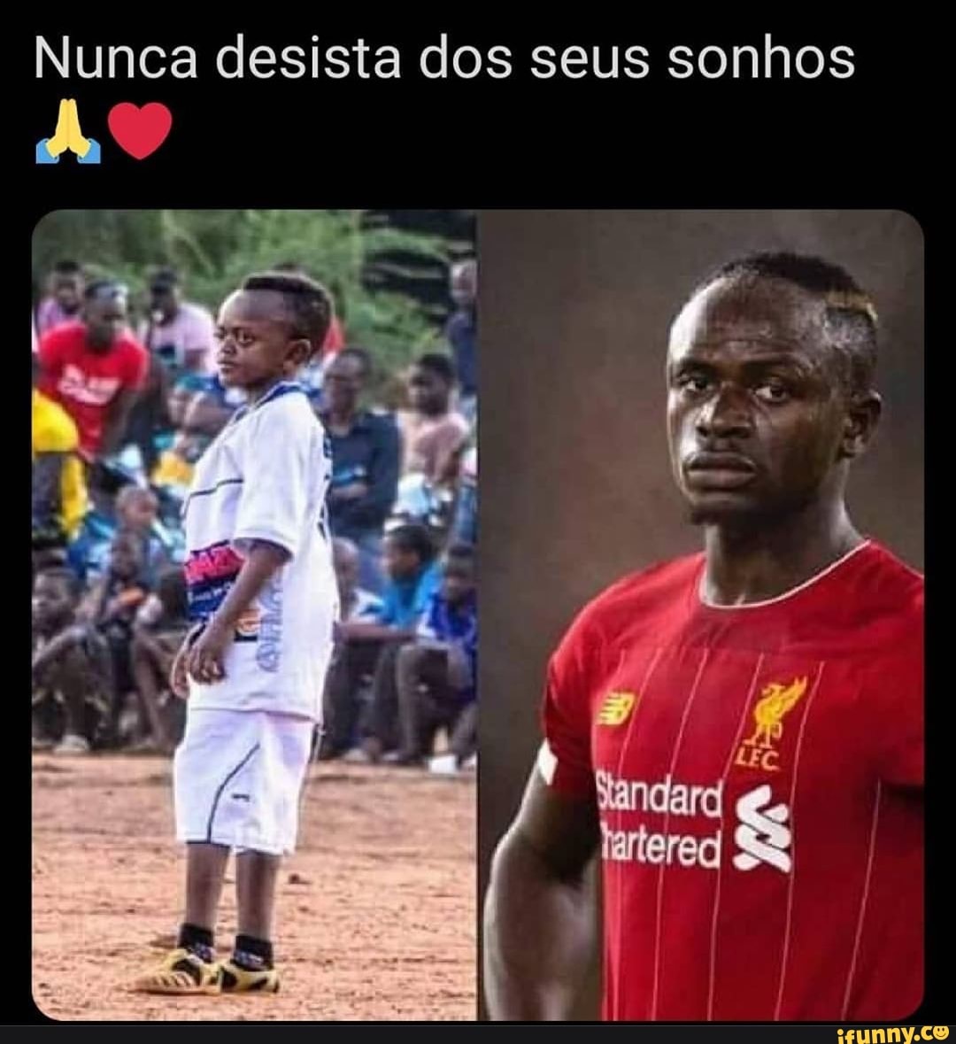 Nunca desista dos seus sonhos