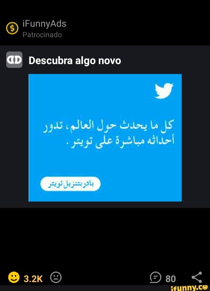 iFunnyAds
Patrocinado
aD Descubra algo novo
3958 a IS EP (de dyólo
Osx O O 80