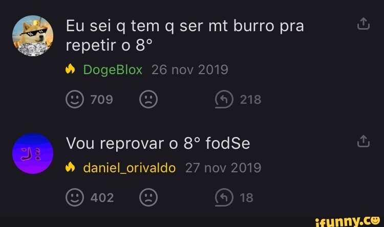 Eu sei q tem q ser mt burro pra ra)