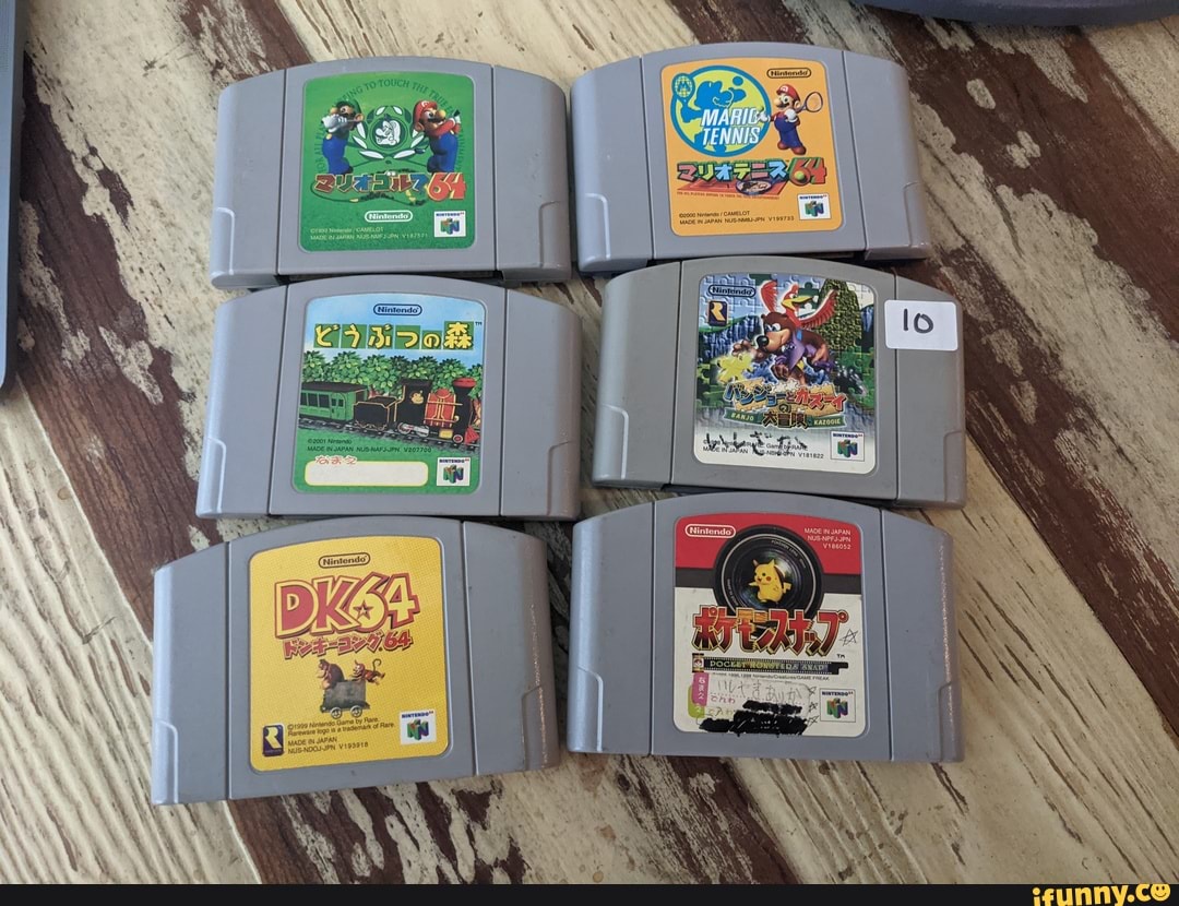 Mario Golf Mario Tennis Animal Forest battery Still Works Banjo 
