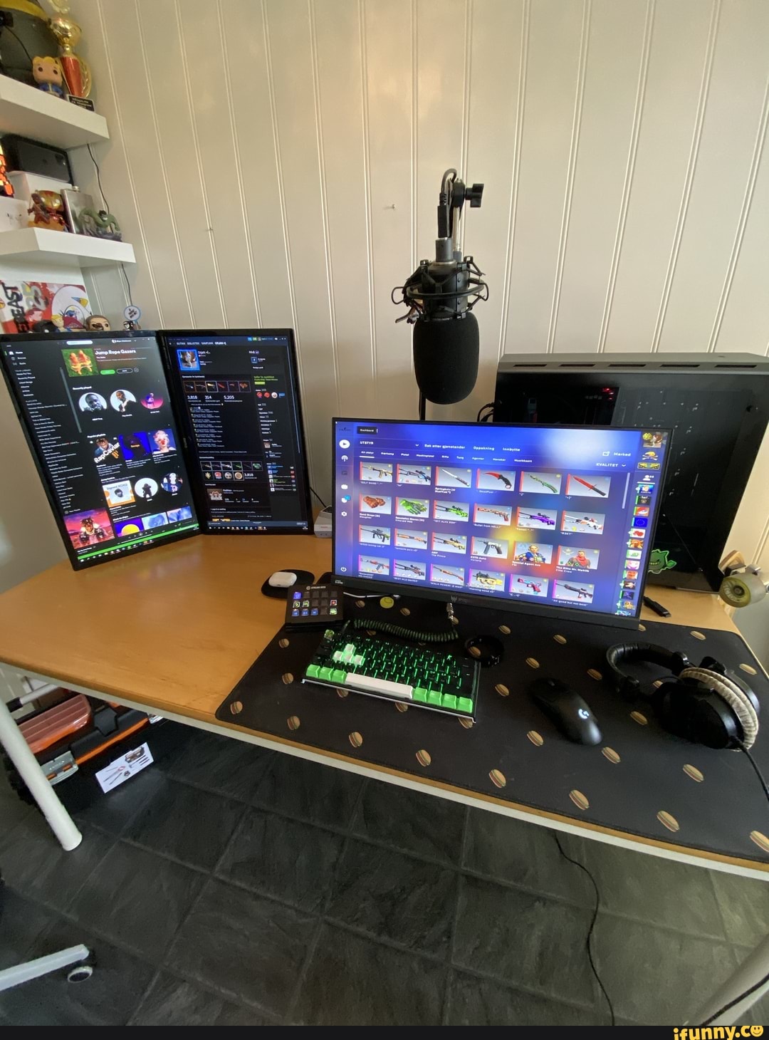 Gaming_setup memes. Best Collection of funny Gaming_setup pictures on ...