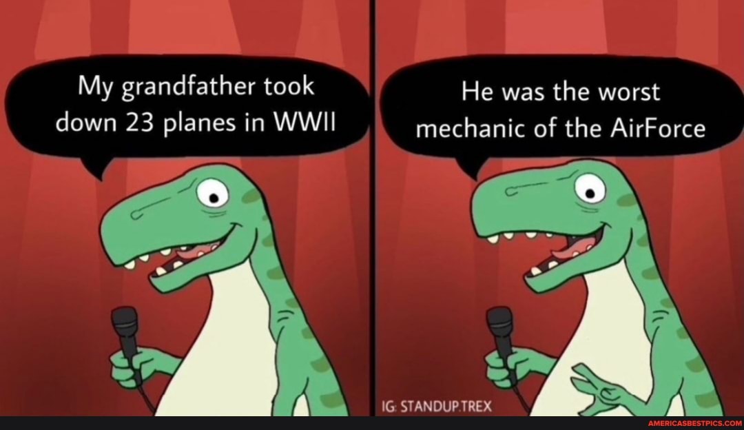 My grandfather took He was the worst down 23 planes in WWII mechanic of the AirForce
AG)