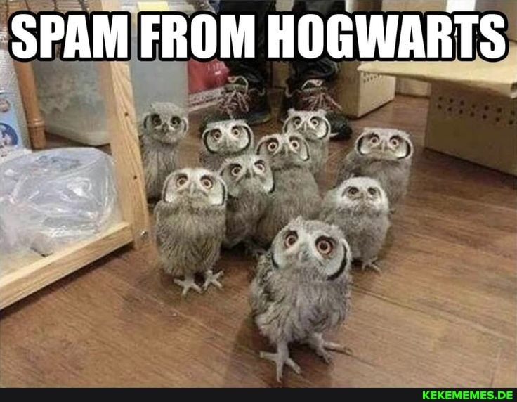 SPAM FROM HOGWARTS