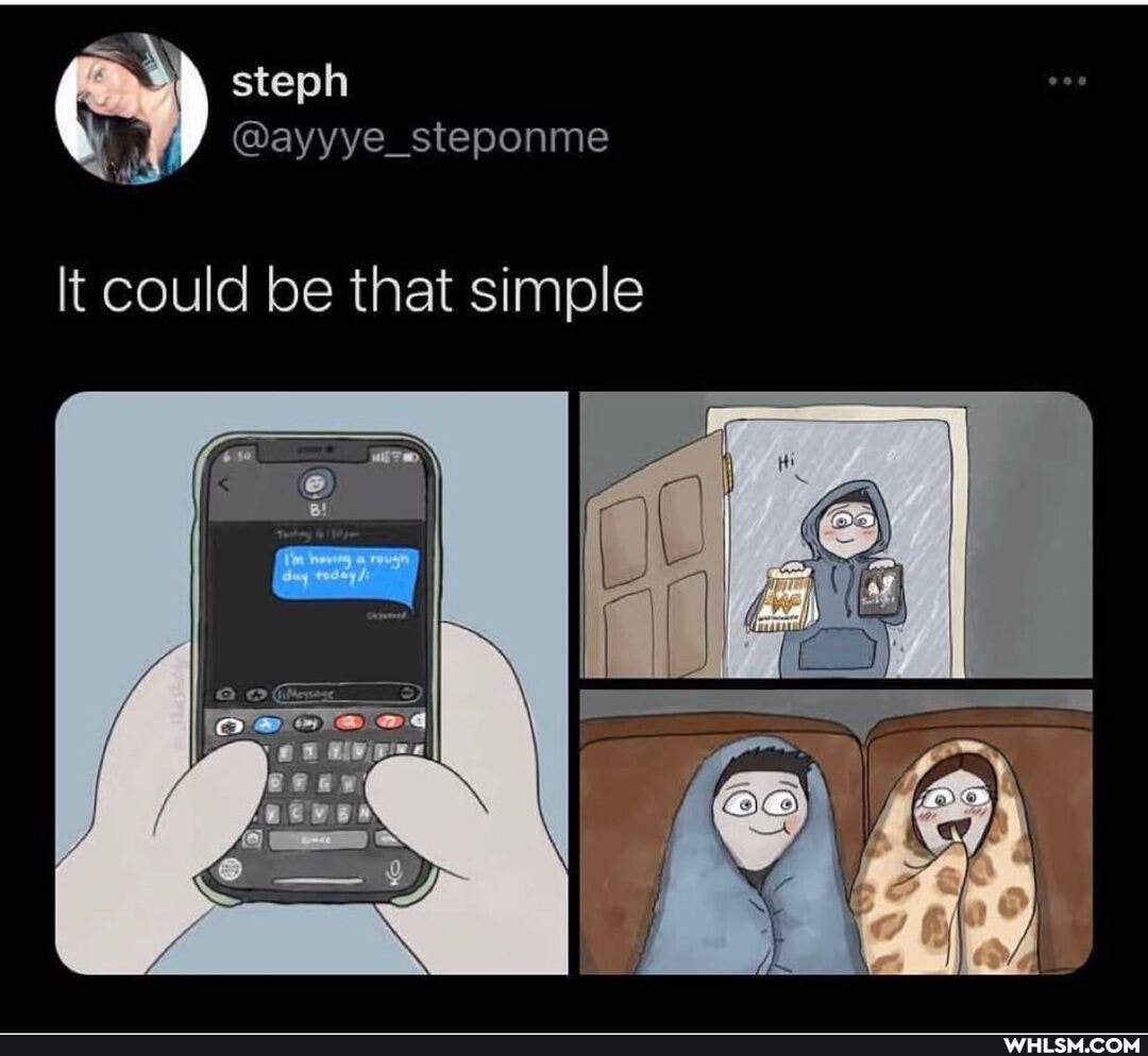 It could be that simple