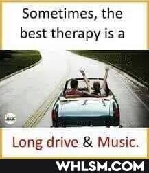 Sometimes, the best therapy is a
long dnive & Misir