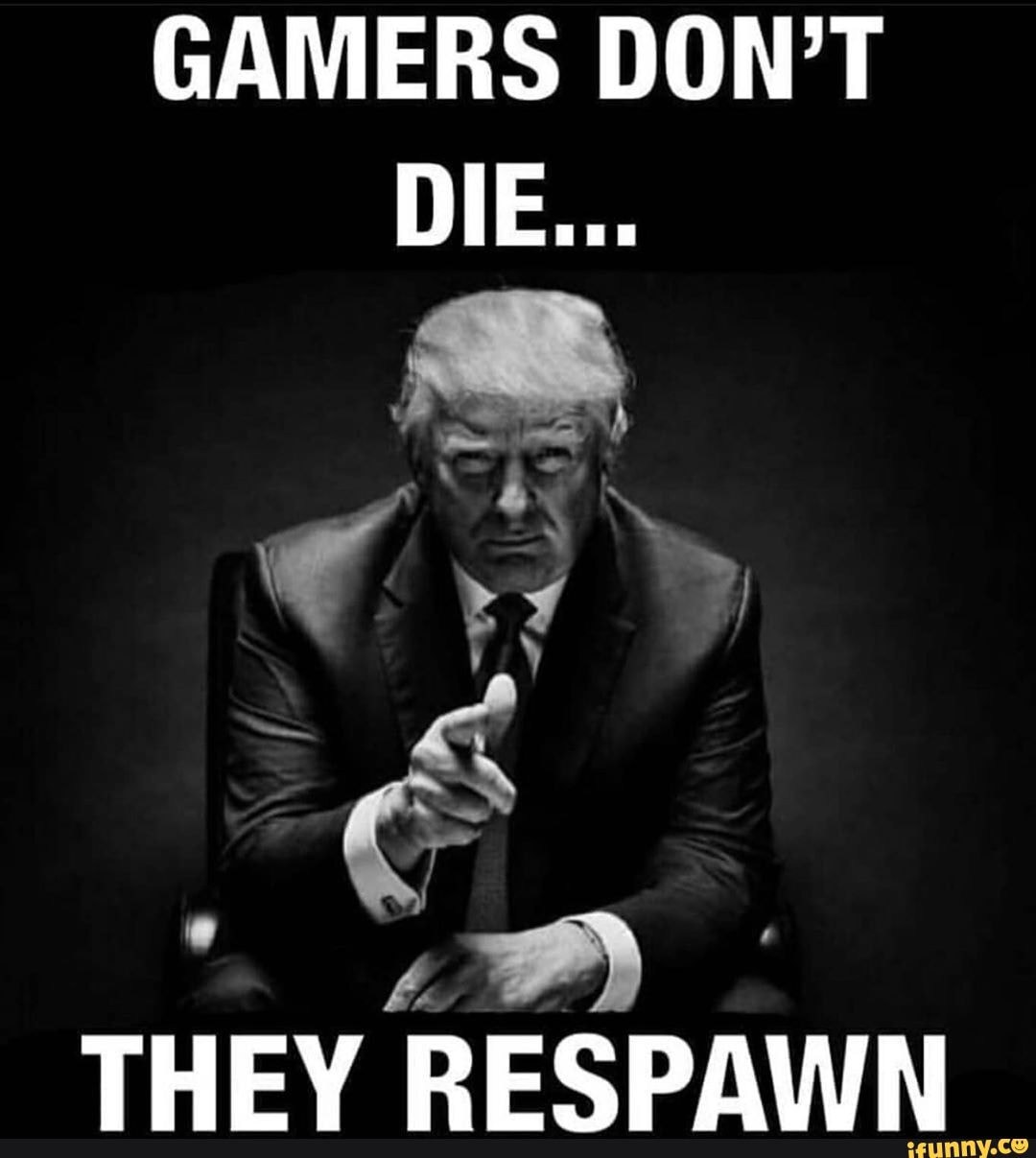 GAMERS DON'T DIE...
THEY RECPAWN